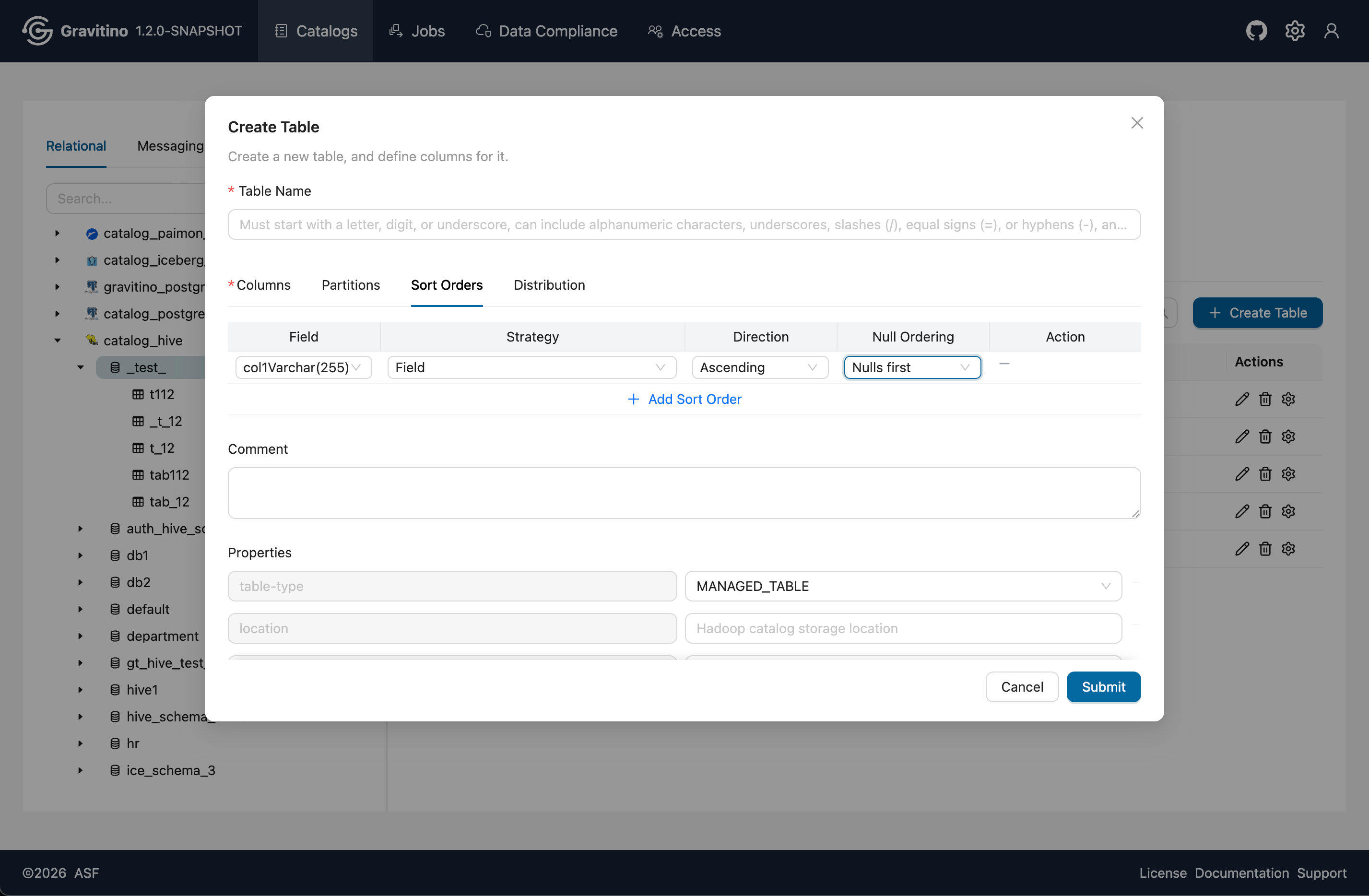 create-table-sortOrders
