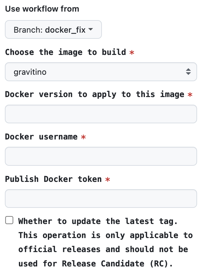 Publish Docker image